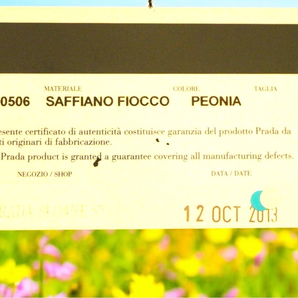 Prada Milano Saffiano Fiocco Leather Zip
Around Continental Bow Wallet - Picture 12 of 12